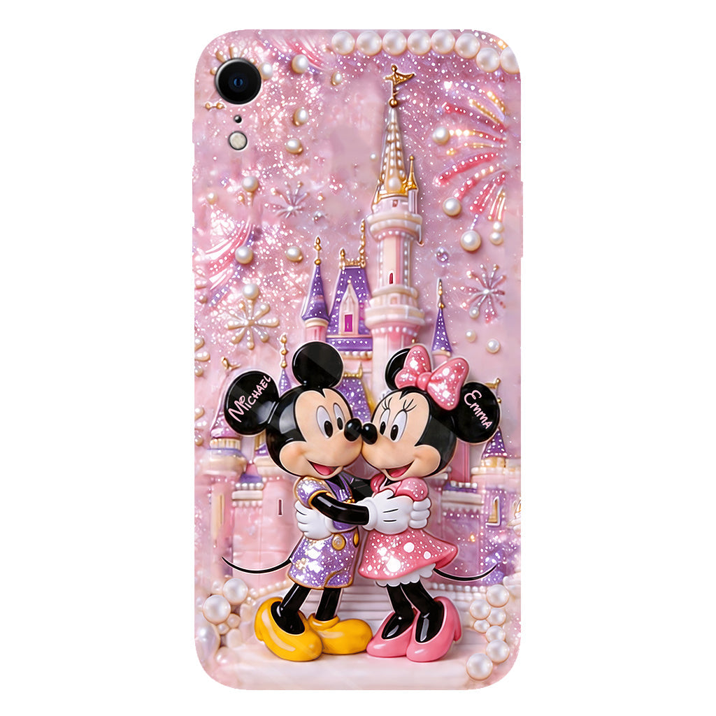 Cartoon Mouse Lovers Gift - Personalized Dream Trip Full Print Phone Case