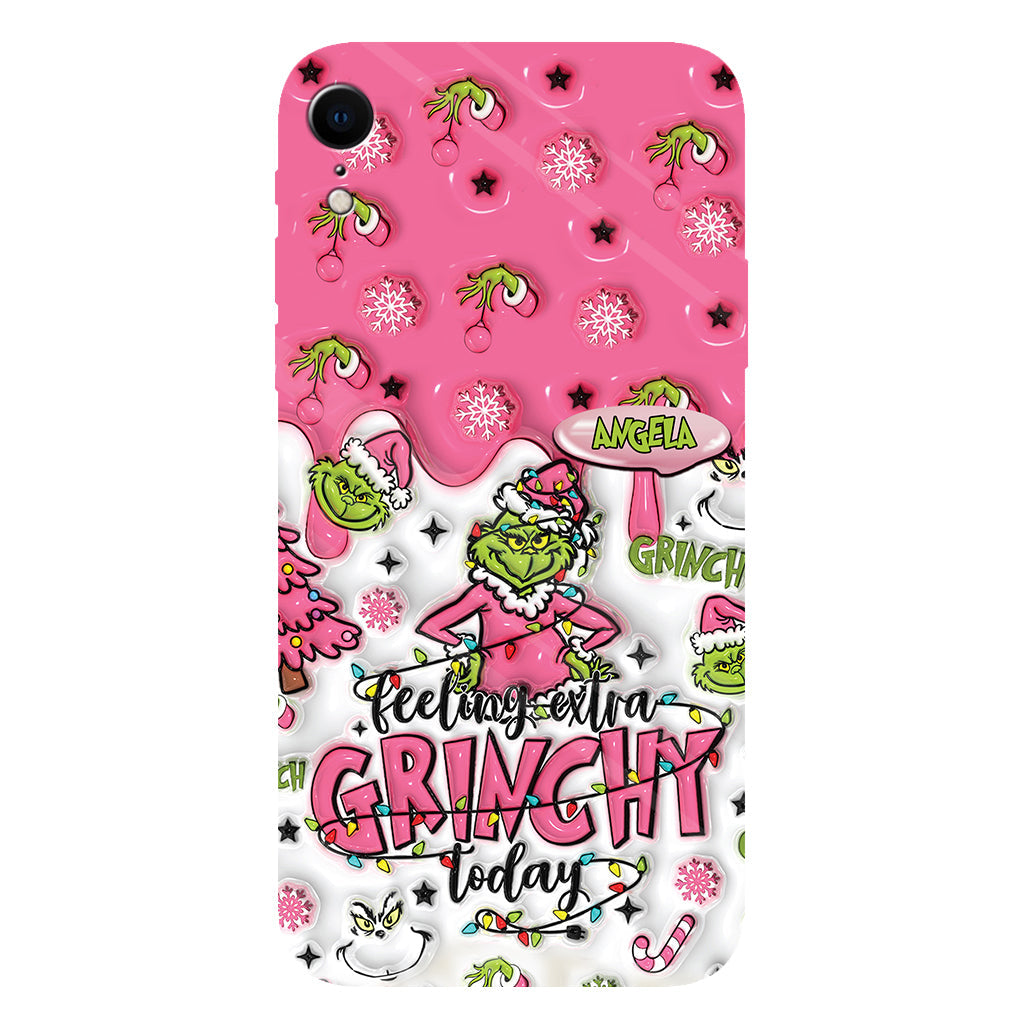 Extra Grinchy Today - Personalized Stole Christmas Full Print Phone Case