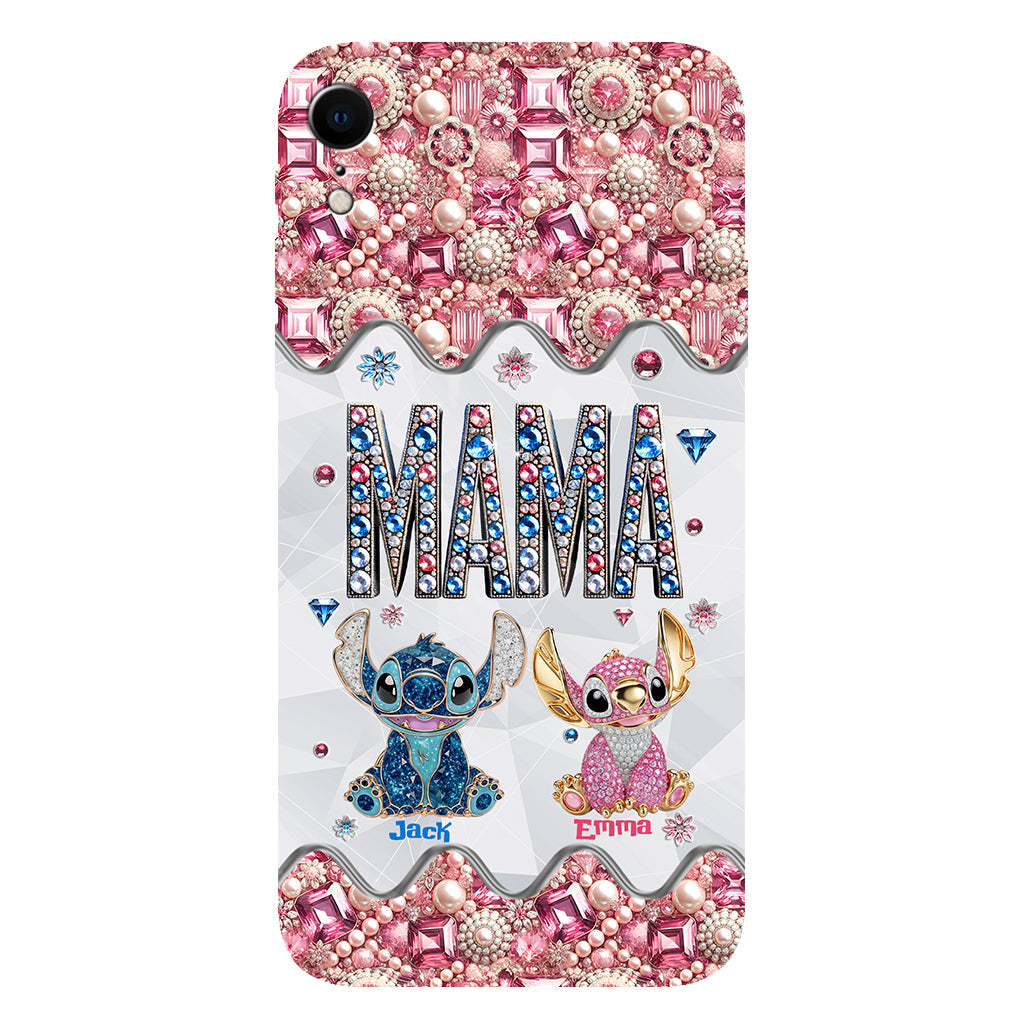 Mama Stitch - Personalized Ohana Full Print Phone Case