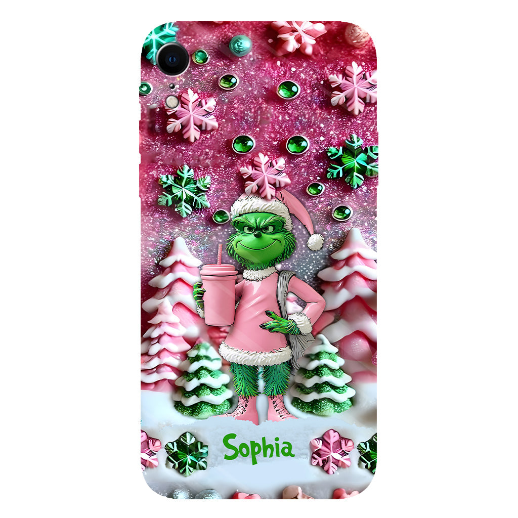 Merry Grinchmas - Personalized Stole Christmas Full Print Phone Case