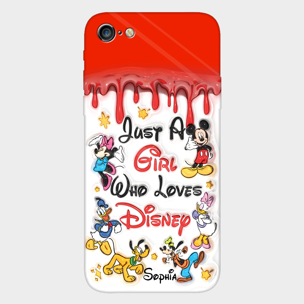 Just A Girl Who Loves Disney - Personalized Mouse Full Print Phone Case