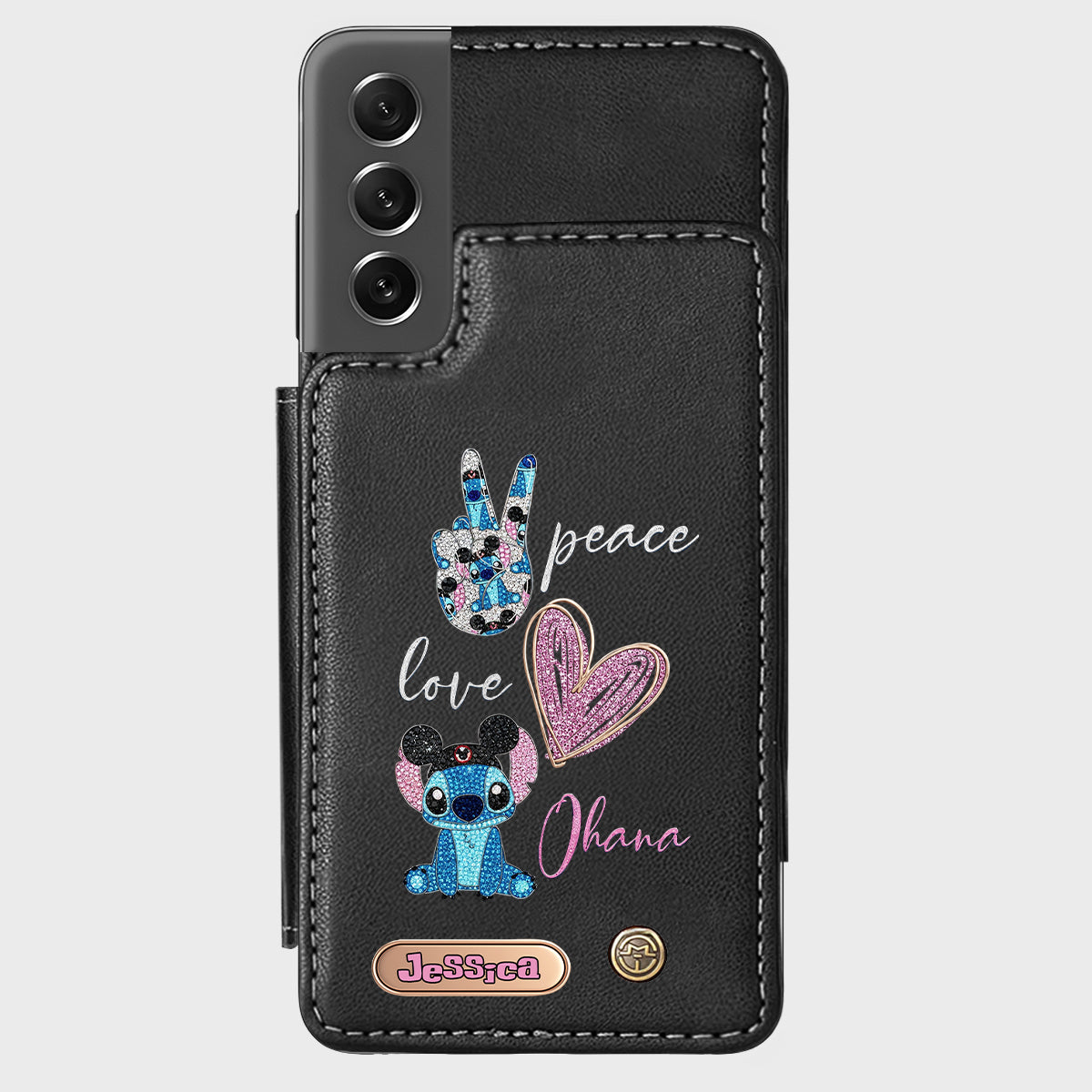 Ohana Means Family - Personalized Ohana Wallet Phone Case