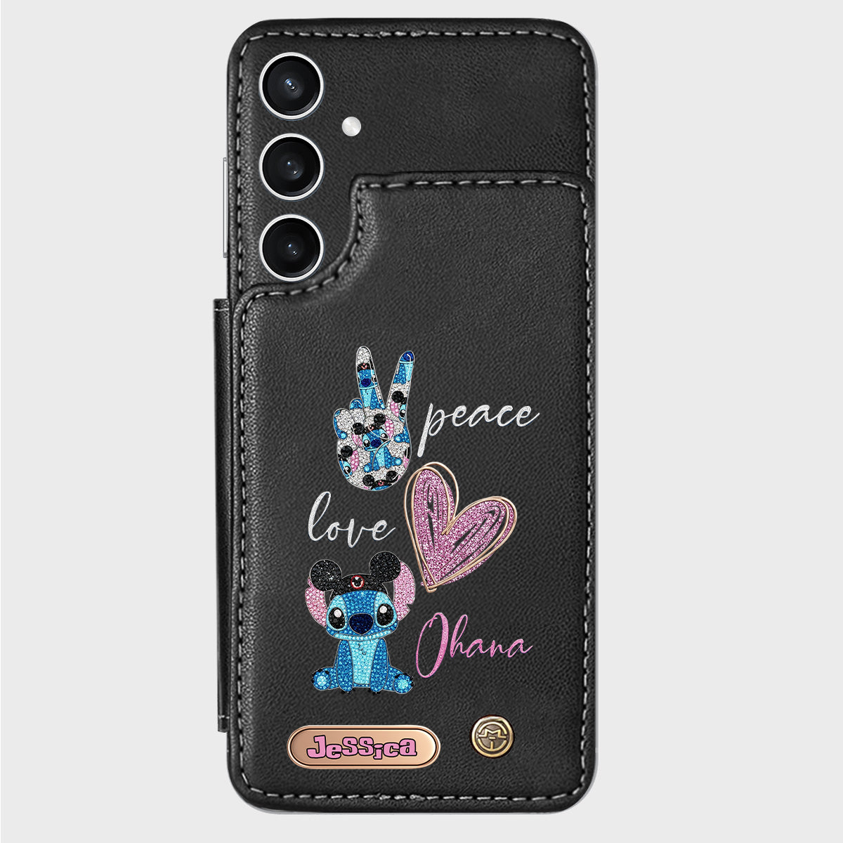 Ohana Means Family - Personalized Ohana Wallet Phone Case