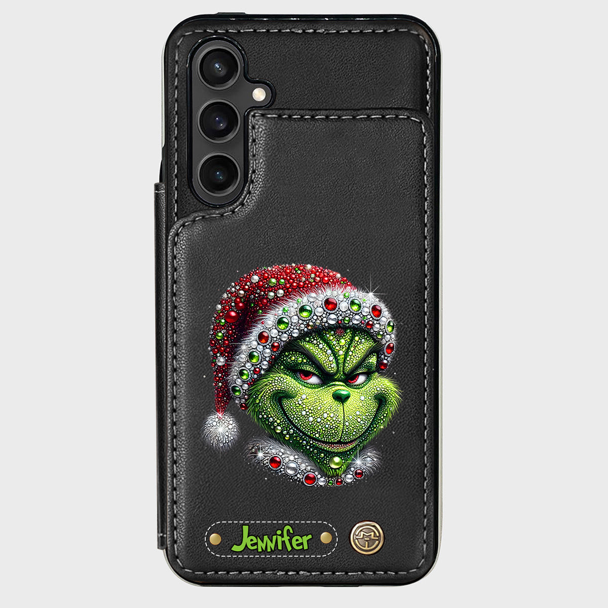 Merry Grinchmas - Personalized Stole Christmas Wallet Phone Case