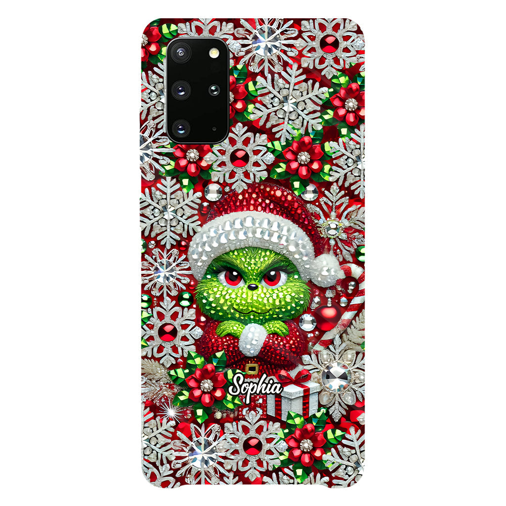 Merry Grinchmas - Personalized Stole Christmas Full Print Phone Case