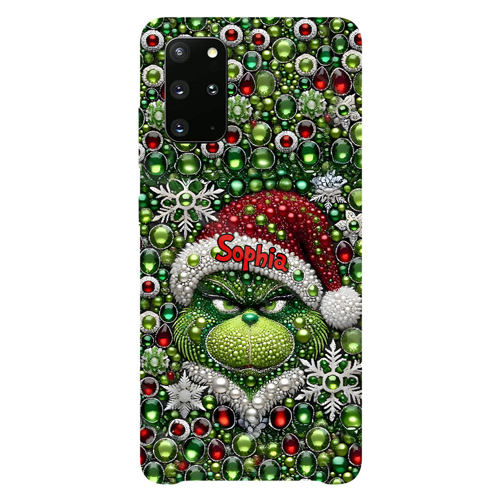 Merry Grinchmas - Personalized Stole Christmas Full Print Phone Case