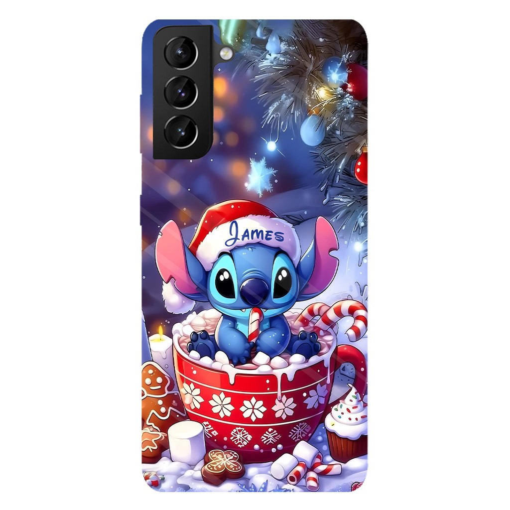 Blue Christmas - Personalized Ohana Full Print Phone Case