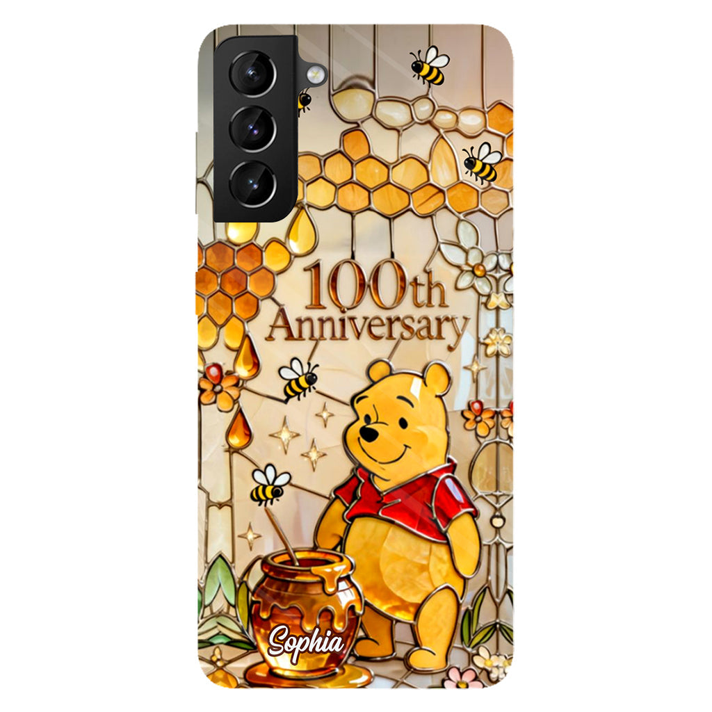 Honey Bear 100th Anniversary - Personalized Yellow Bear Full Print Phone Case