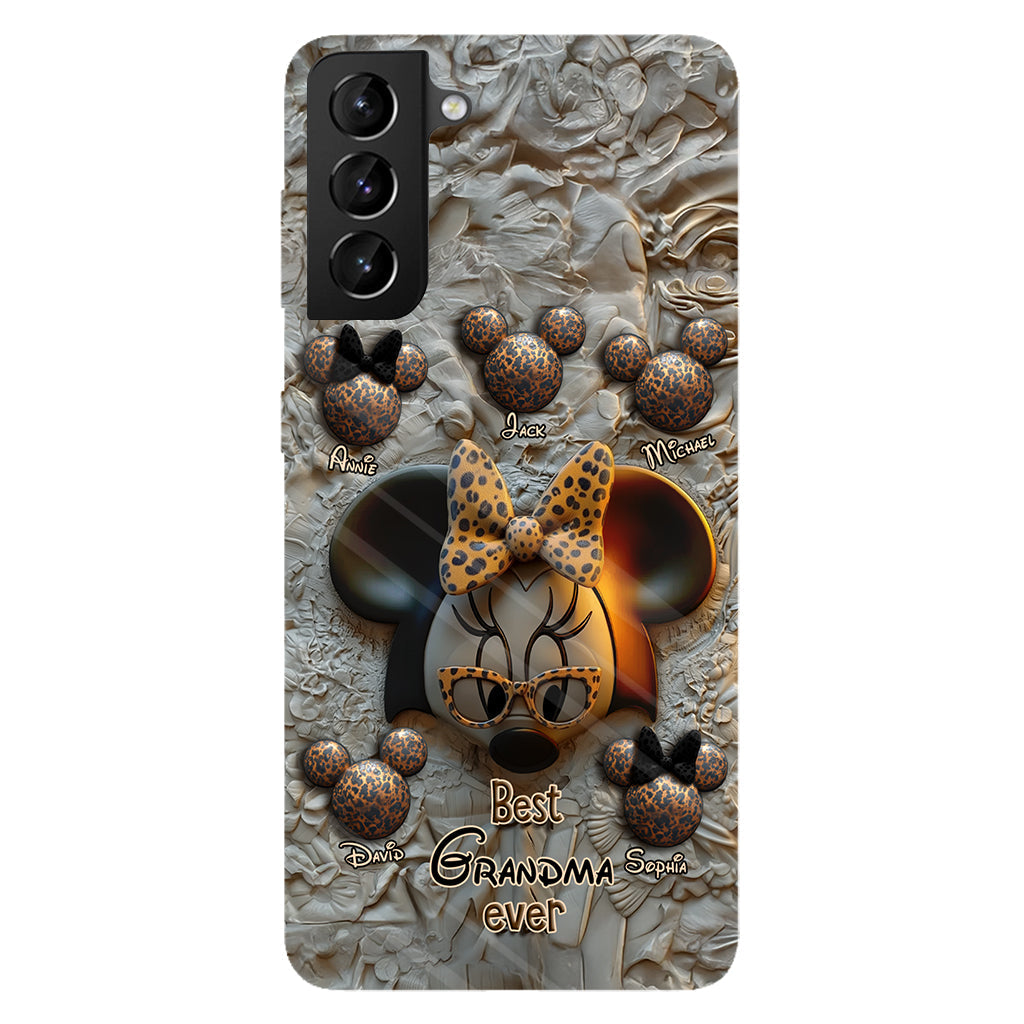Best Grandma / Mom Ever - Personalized Mouse Full Print Phone Case