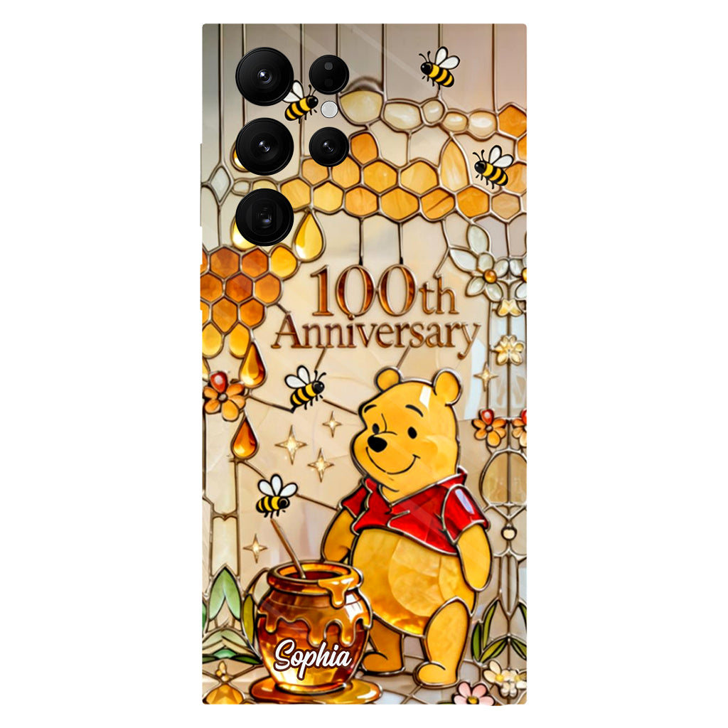 Honey Bear 100th Anniversary - Personalized Yellow Bear Full Print Phone Case