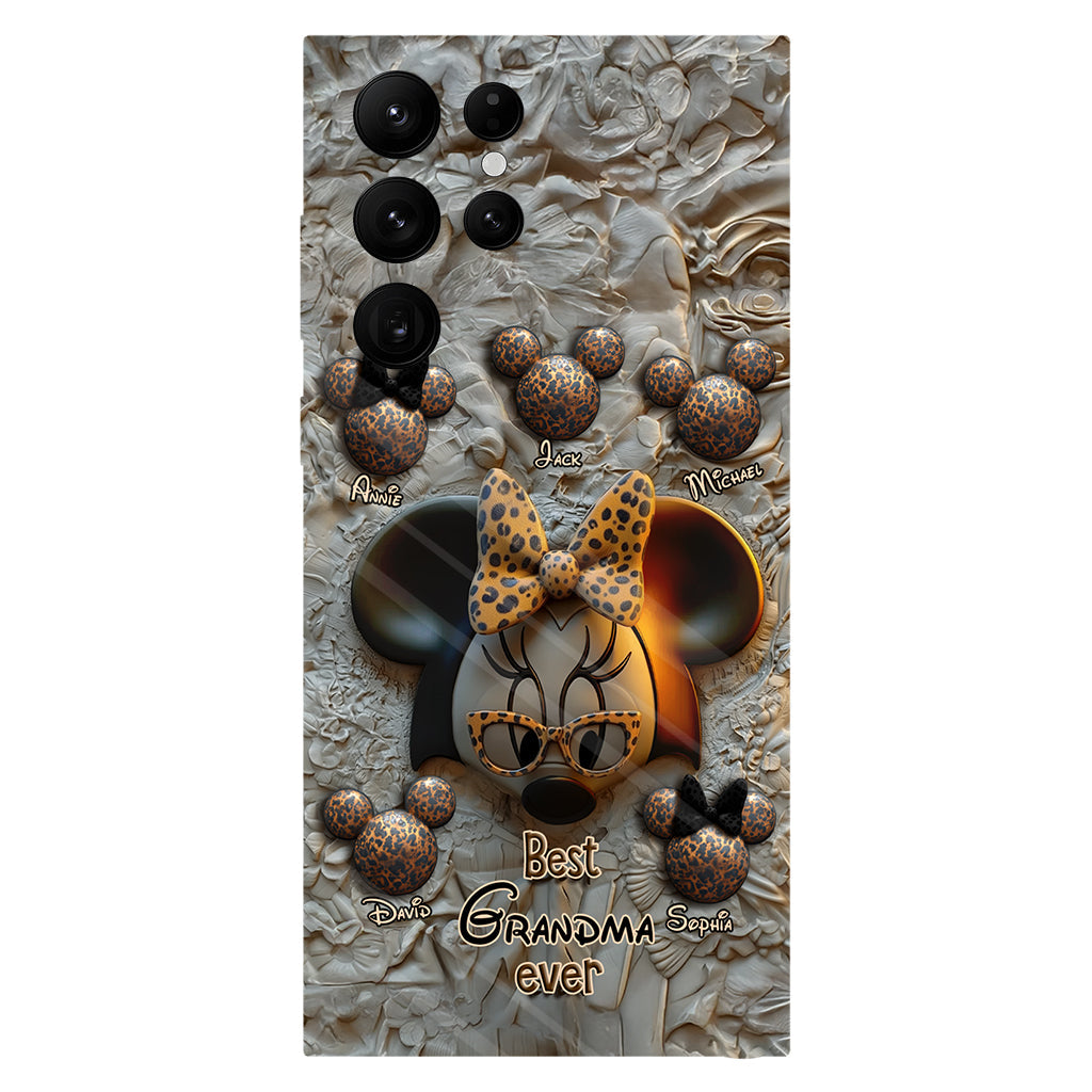 Best Grandma / Mom Ever - Personalized Mouse Full Print Phone Case