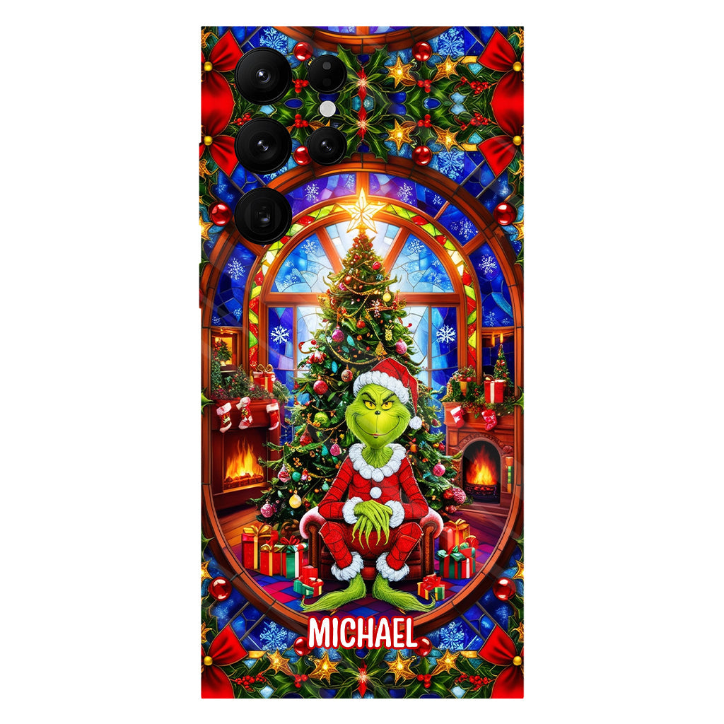 Green Christmas - Personalized Stole Christmas Full Print Phone Case