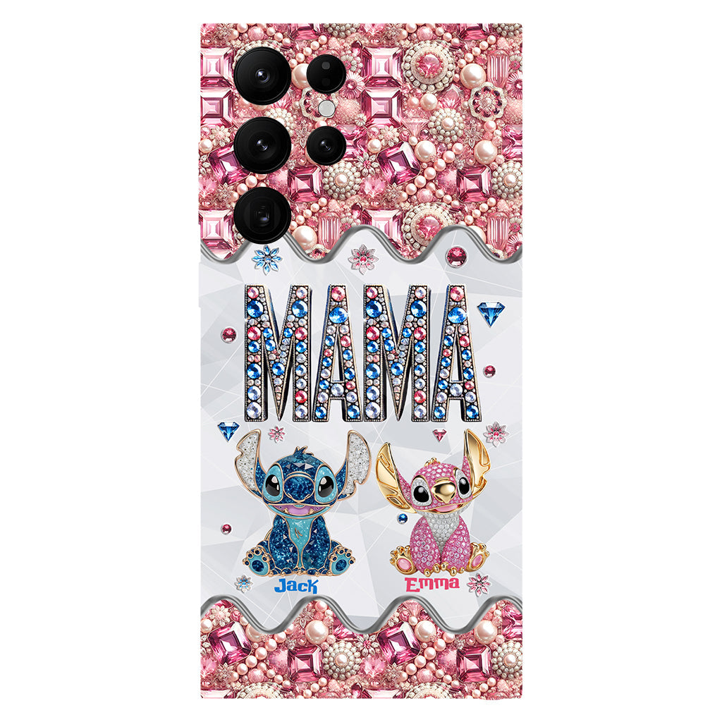 Mama Stitch - Personalized Ohana Full Print Phone Case