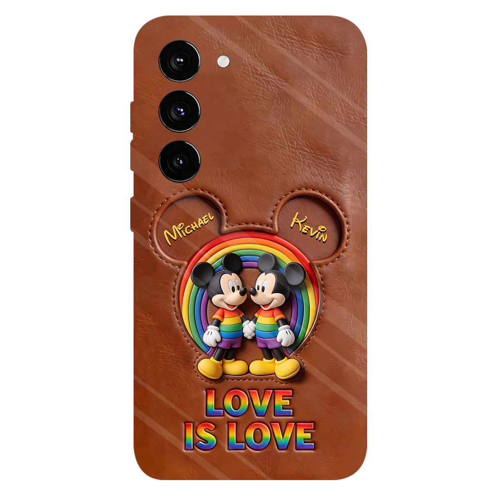 Love Is Love - Personalized Mouse Full Print Phone Case