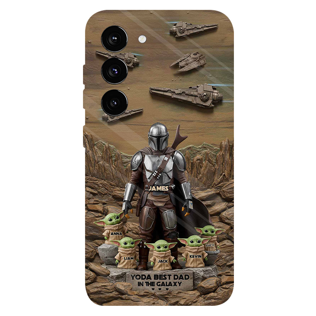 The Best Dad, Grandpa, Uncle,.. - Personalized The Force Full Print Phone Case