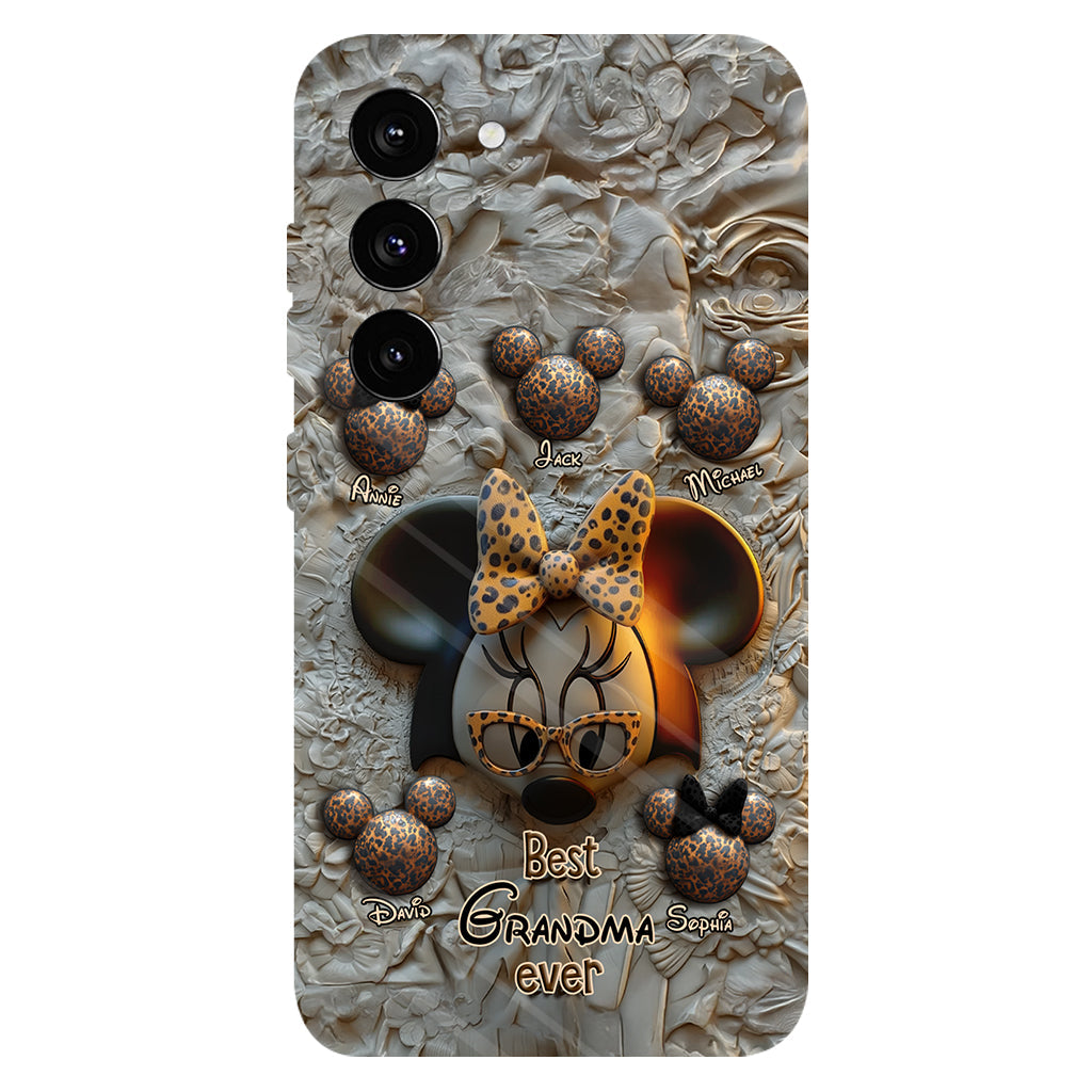 Best Grandma / Mom Ever - Personalized Mouse Full Print Phone Case