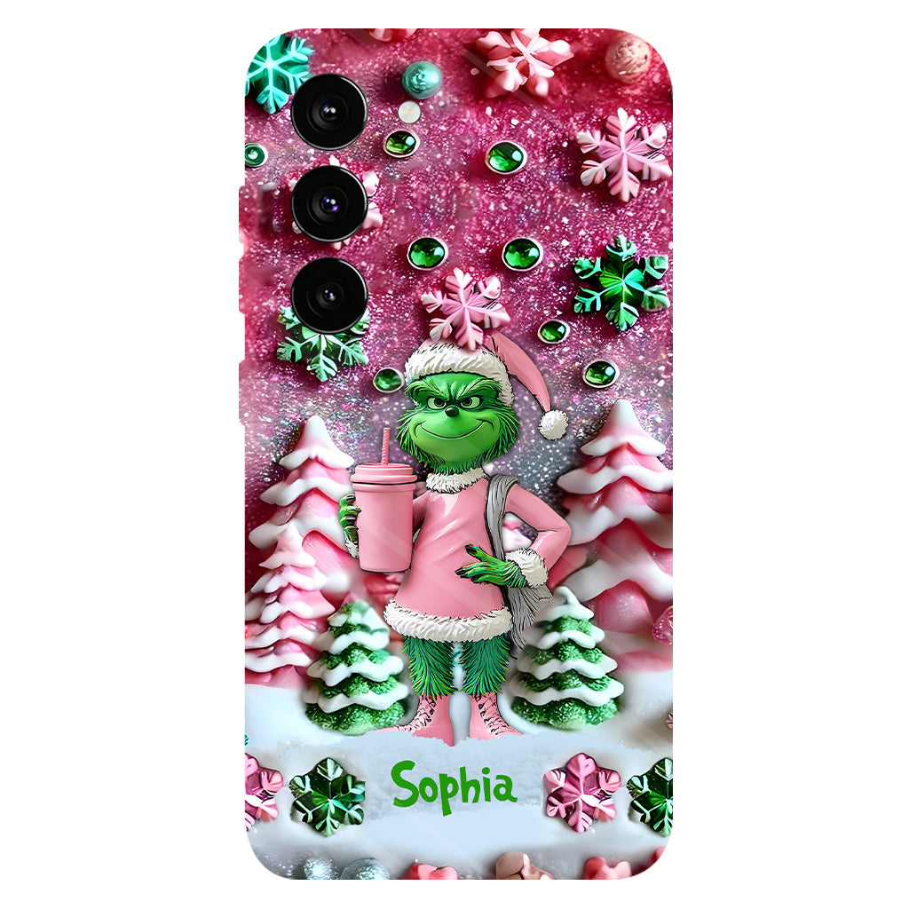 Merry Grinchmas - Personalized Stole Christmas Full Print Phone Case