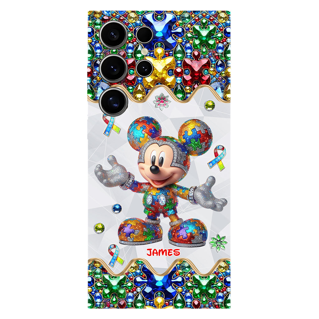 It's Okay To Be Different - Personalized Autism Awareness Full Print Phone Case