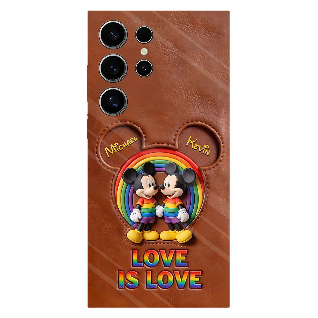 Love Is Love - Personalized Mouse Full Print Phone Case