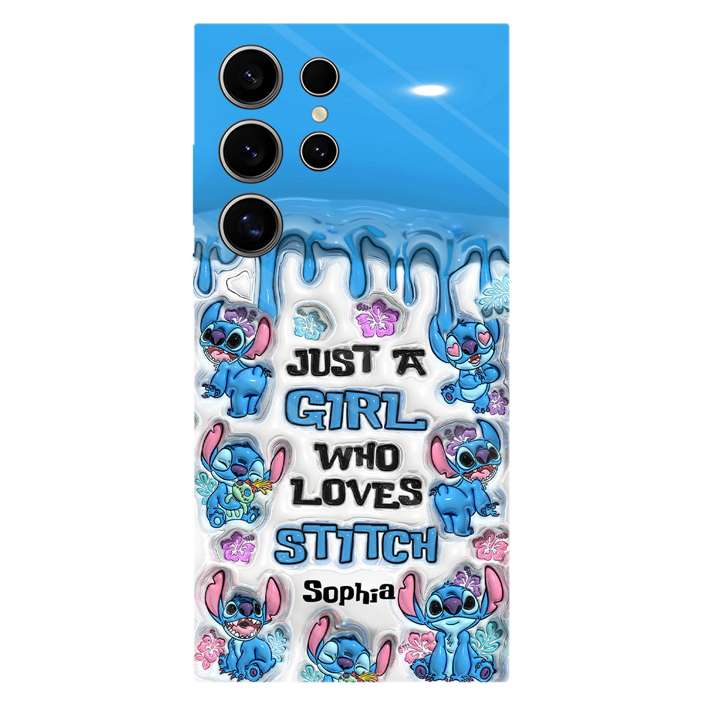 Just A Girl Who Loves Stitch  - Personalized Ohana Full Print Phone Case
