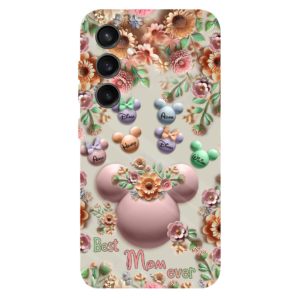 Best Mom / Grandma Ever - Personalized Mouse Full Print Phone Case