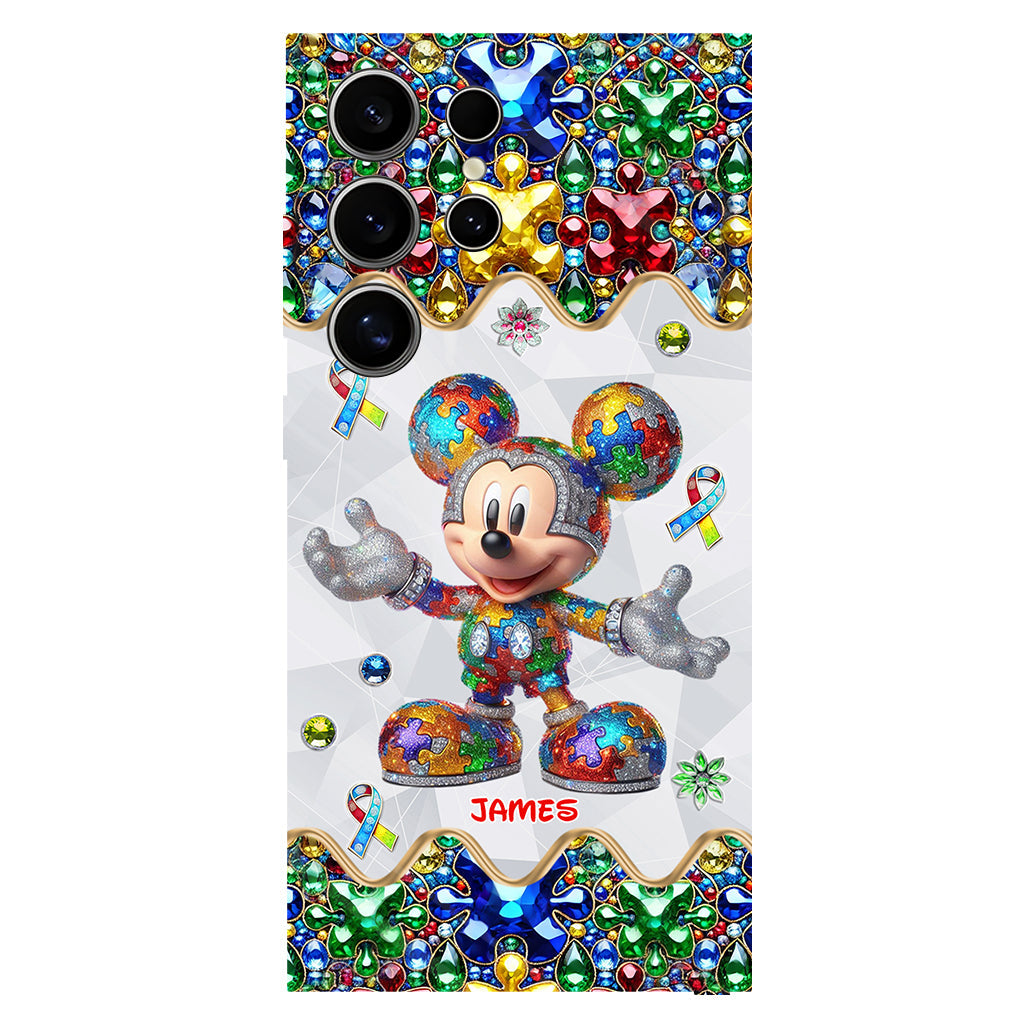 It's Okay To Be Different - Personalized Autism Awareness Full Print Phone Case
