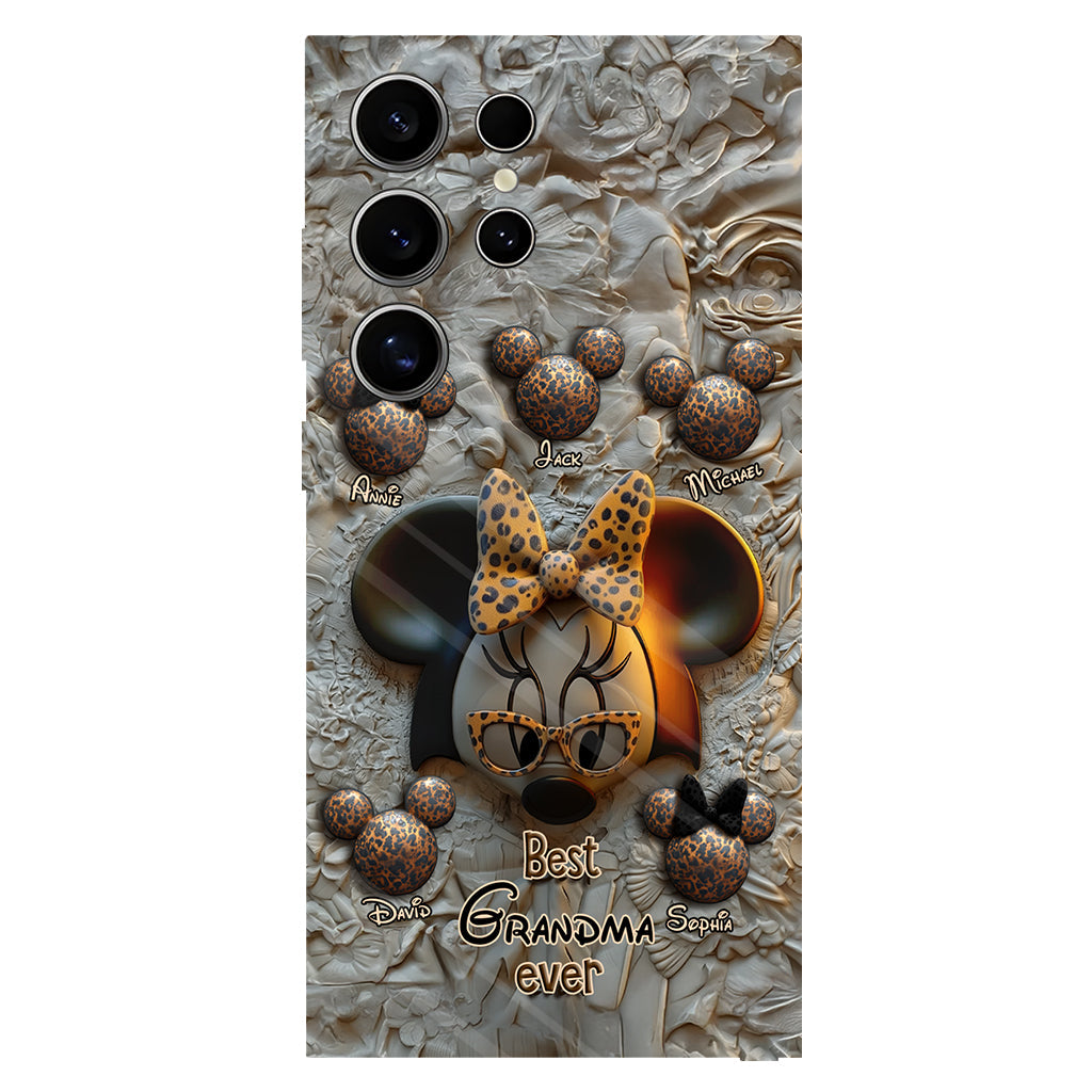 Best Grandma / Mom Ever - Personalized Mouse Full Print Phone Case