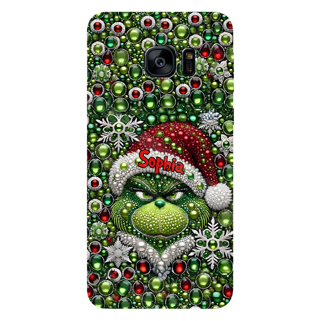 Merry Grinchmas - Personalized Stole Christmas Full Print Phone Case