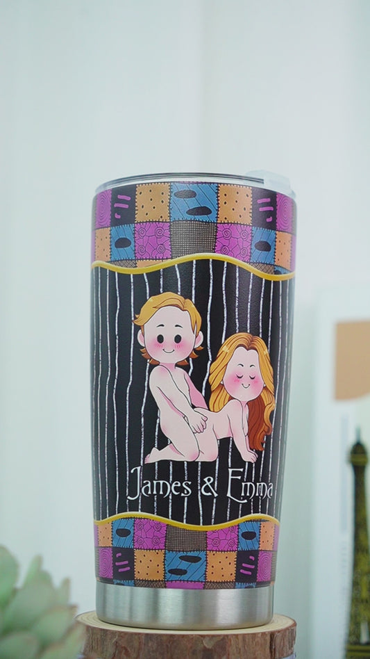 Our Butts Are Simply Meant To Be - Personalized Nightmare Tumbler