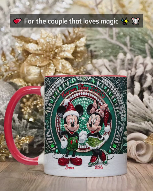 Magic Couple - Personalized Mouse Accent Mug