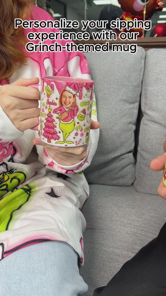 Merry Grinchmas - Personalized Stole Christmas Accent Mug