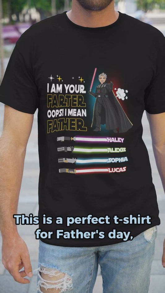 I'm Their Farter - Personalized Father T-shirt and Hoodie