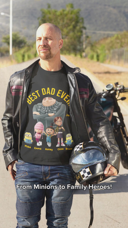 Best Dad Ever - Personalized Father T-shirt And Hoodie