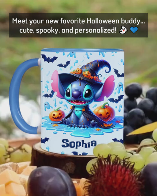Happy Halloween - Personalized Ohana Accent Mug