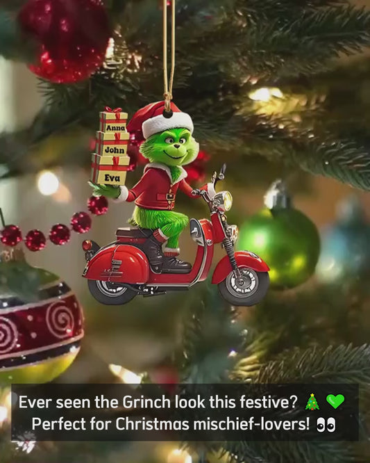 Merry Grinchmas - Personalized Stole Christmas Ornament