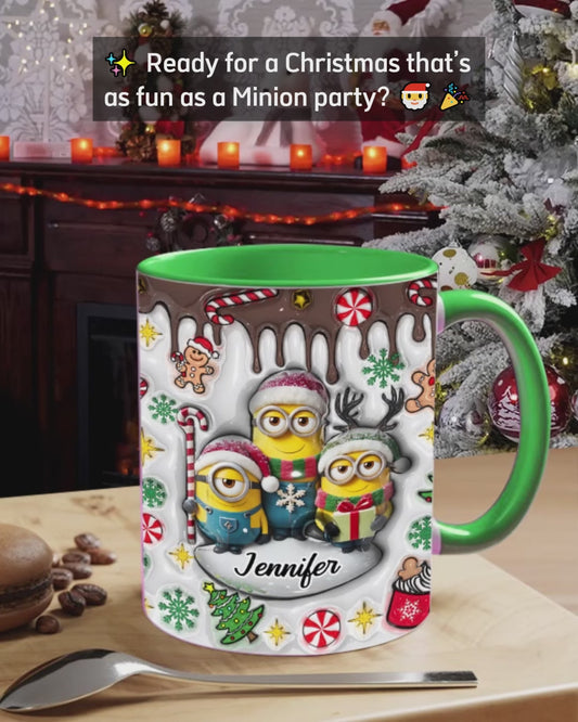 Merry Christmas - Personalized Accent Mug