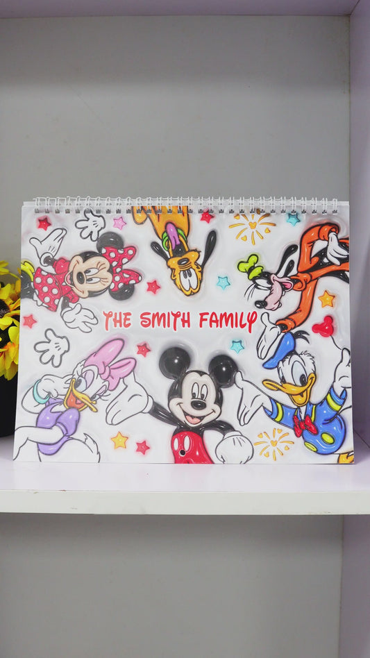 Cute Family - Personalized Mouse Wall Calendar & Desk Calendar