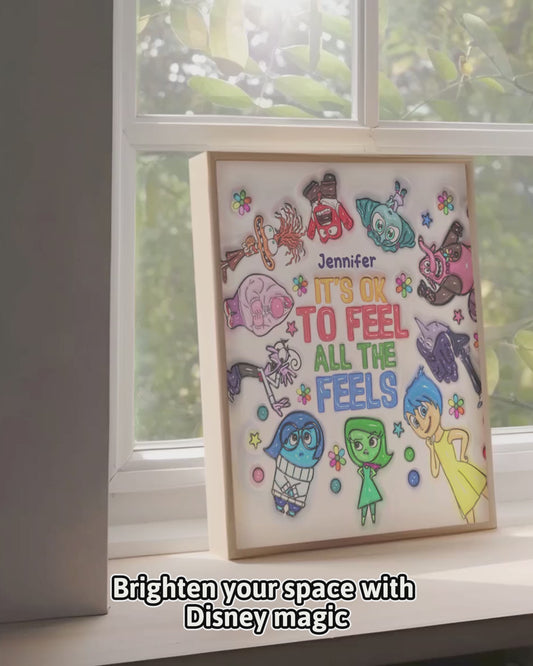 It's Ok To Feel All The Feels - Personalized Canvas And Poster