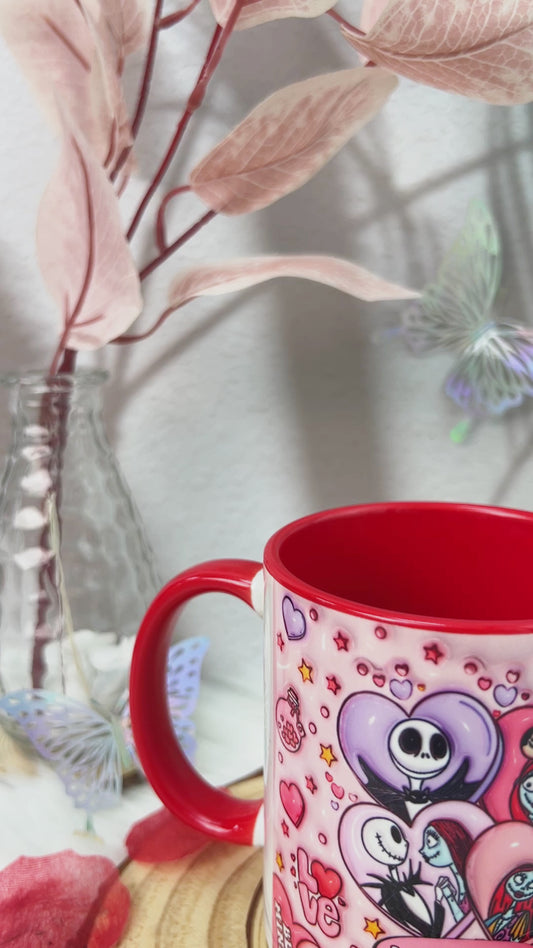 We’re Simply Meant To Be - Personalized Nightmare Accent Mug