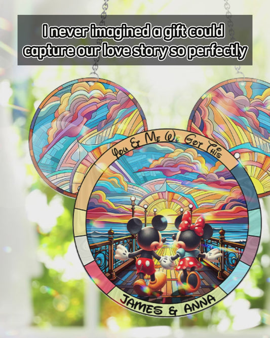 We Got This - Personalized Mouse Window Hanging Suncatcher Ornament