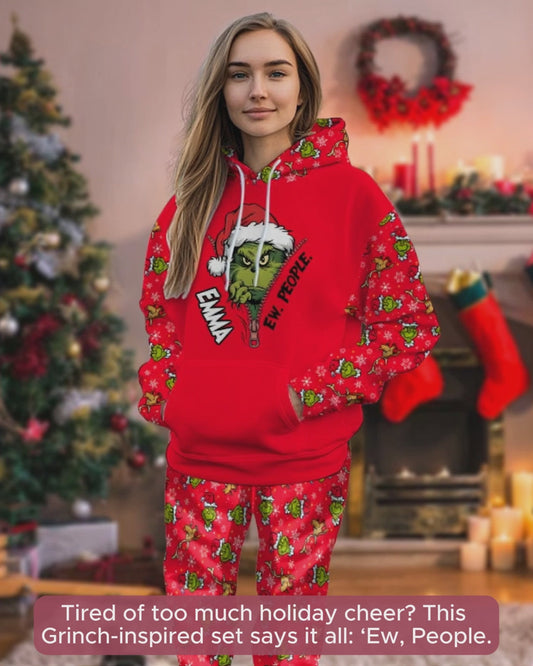 Ew People - Personalized Stole Christmas Hoodie and Sweatpants