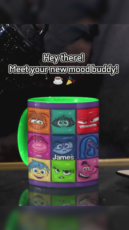 It's Okay To Feel All The Feels - Personalized Accent Mug
