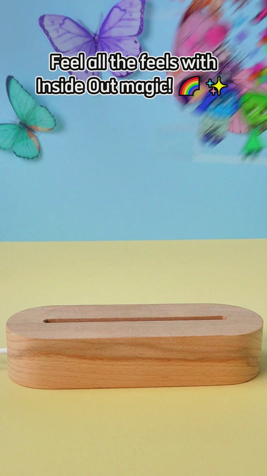 It's Okay To Feel All The Feels - Personalized Shaped Plaque Light Base