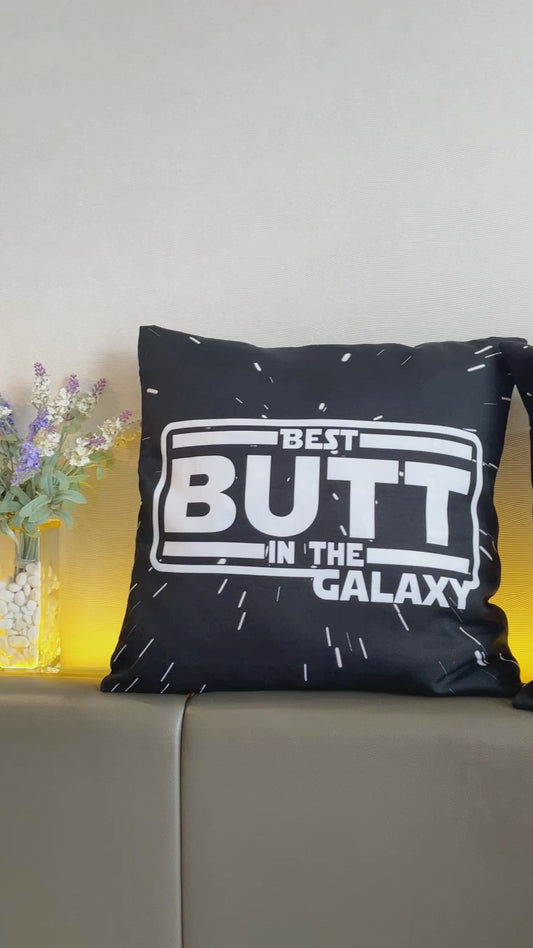 I Love Your Butt I Know Naughty - Personalized The Force Throw Pillow