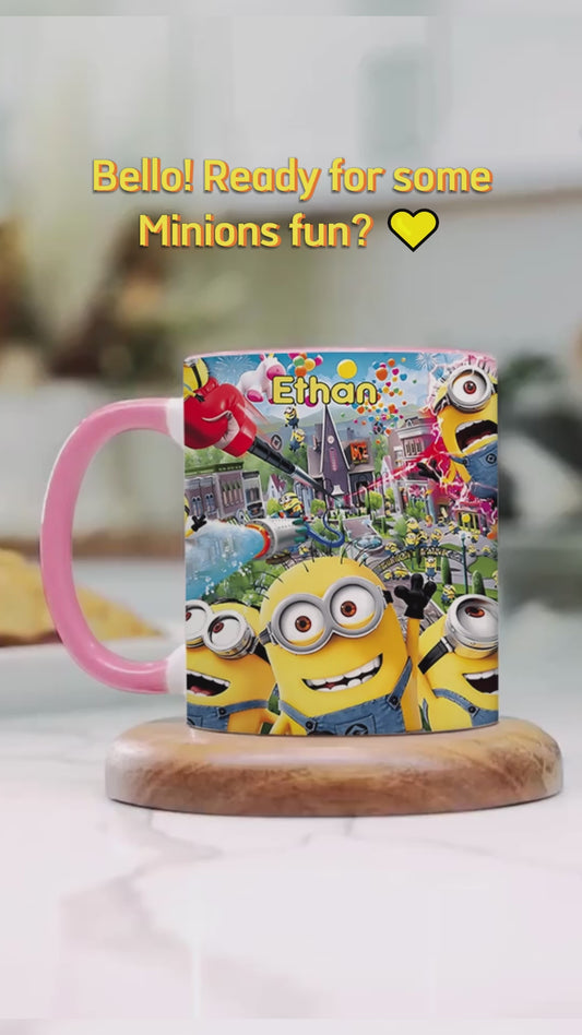 Having Fun - Personalized Accent Mug