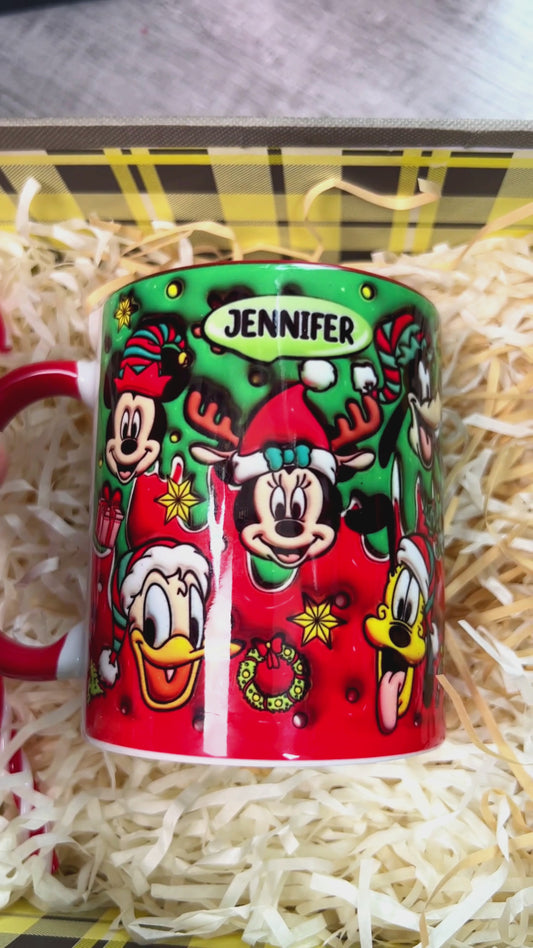 Christmas Is Coming - Personalized Mouse Accent Mug