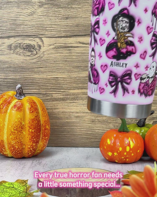 Horror Movie Fan - Personalized Tumbler