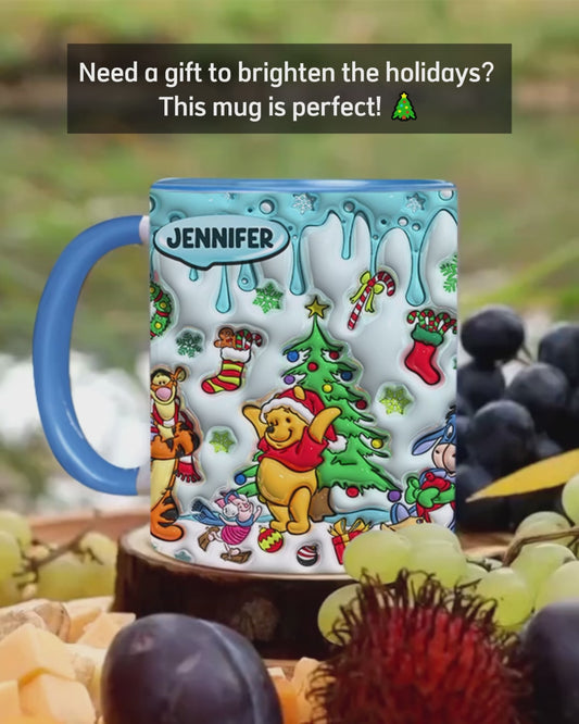 Merry Christmas - Personalized Mouse Accent Mug