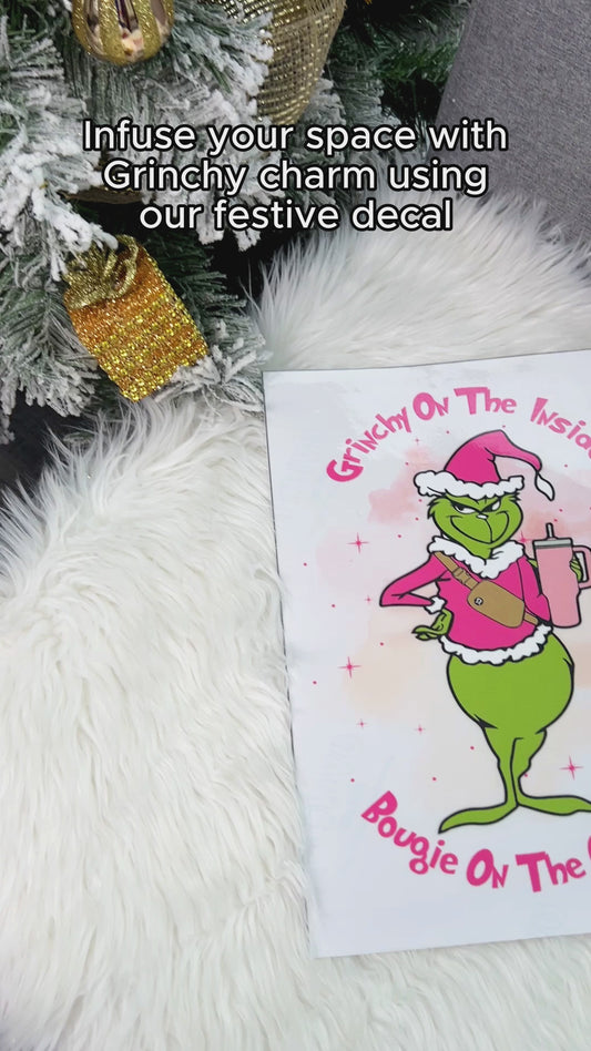 Grinchy On The Inside - Stole Christmas Decal Full