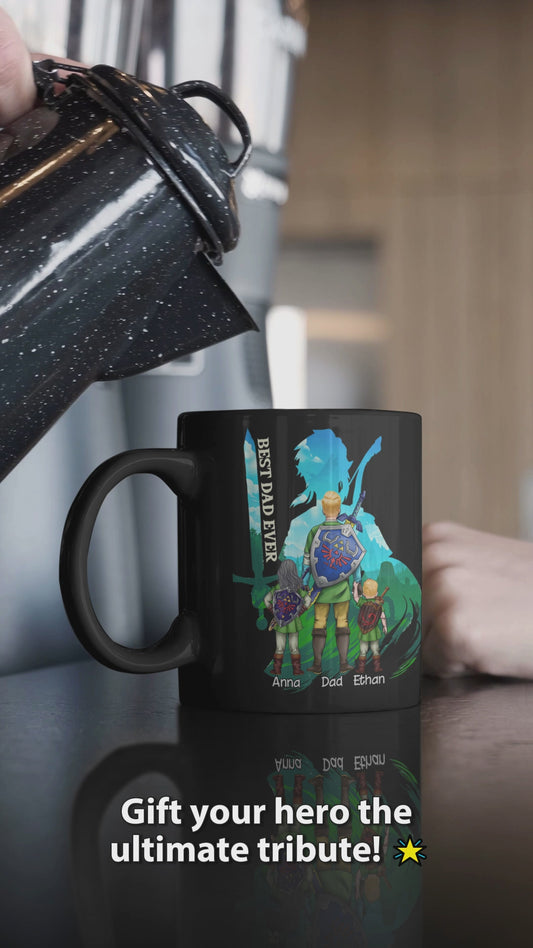 Legend Of Dad - Personalized The Hero's Legend Mug